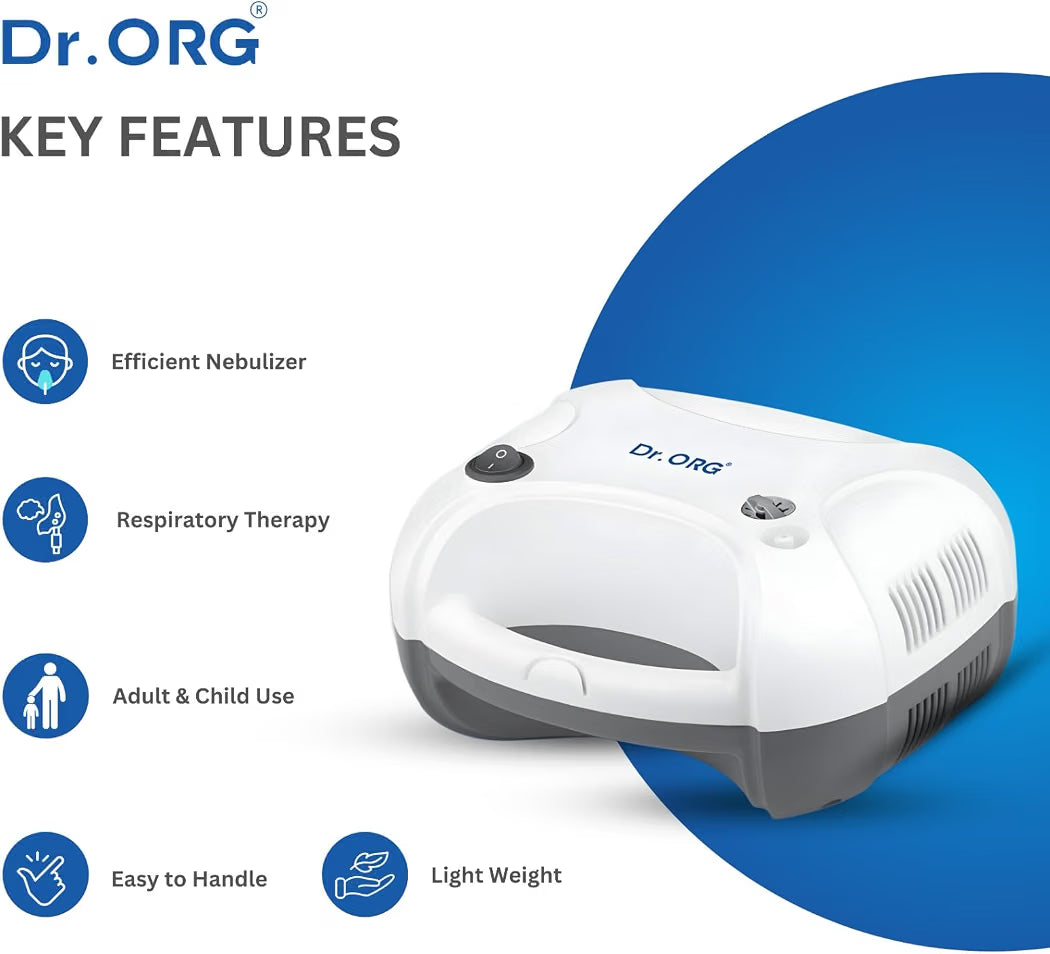 Dr. ORG Compressor Nebulizer – ORG-NB01 | Adult & Child Mask |