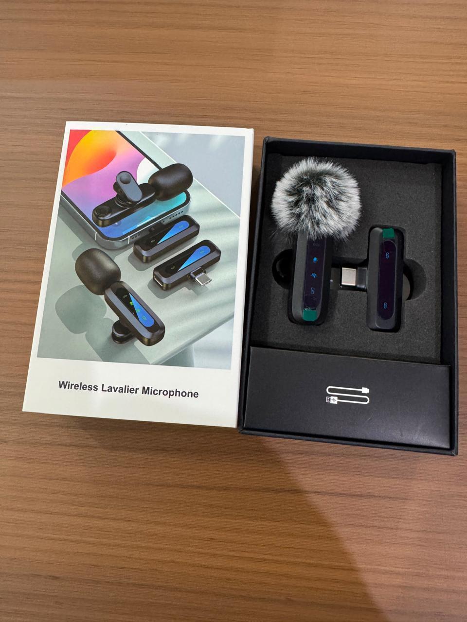 Wireless Lavalier Microphone – Noise Reduction & HD Sound | Dual Microphone Set