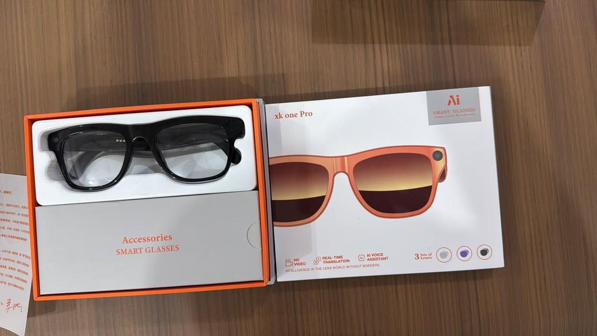 AI Smart Glasses XK One Pro – HD Video, Voice Assistant & Smart Features