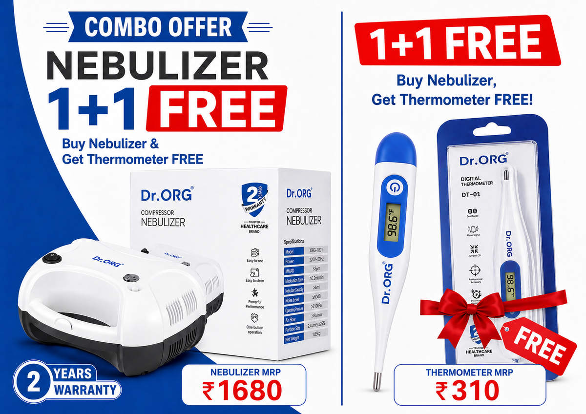 Dr. ORG Compressor Nebulizer – ORG-NB01 | Adult & Child Mask |