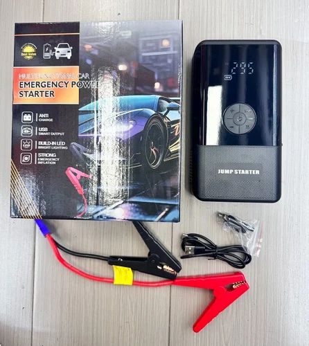 Tire Inflator Car Jump Starter Power Bank Tyre Inflator Air Compressor